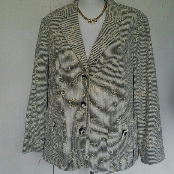 Hauber embroidered blazer size 18 - Picture 1 of 6